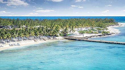 Aerial view of Grand Turk island