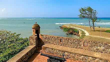 Dominican Republic Puerto Plata Fortaleza San Felipe Over the Seas